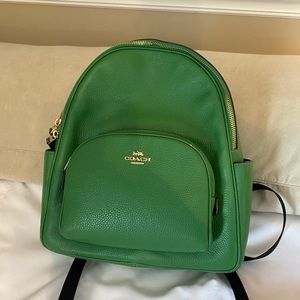 Green Coach backpack